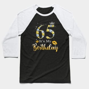 It's My 65th Birthday Baseball T-Shirt